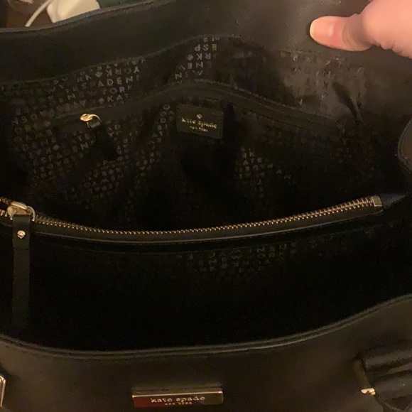 Kate Spade Leather Tote Bag BLACK - Picture 4 of 15